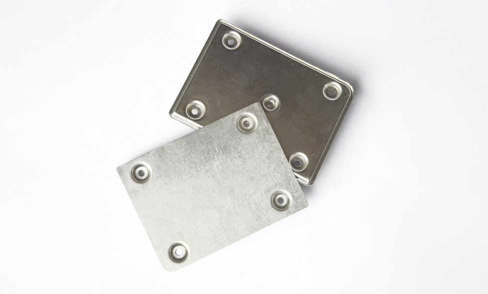 Gehäusedeckel, 1,0 mm, Aluminium (AlMg3) Tiefziehteile: Gehäusedeckel, 1,0 mm, Aluminium (AlMg3)